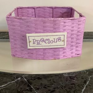 “Precious” Storage Basket